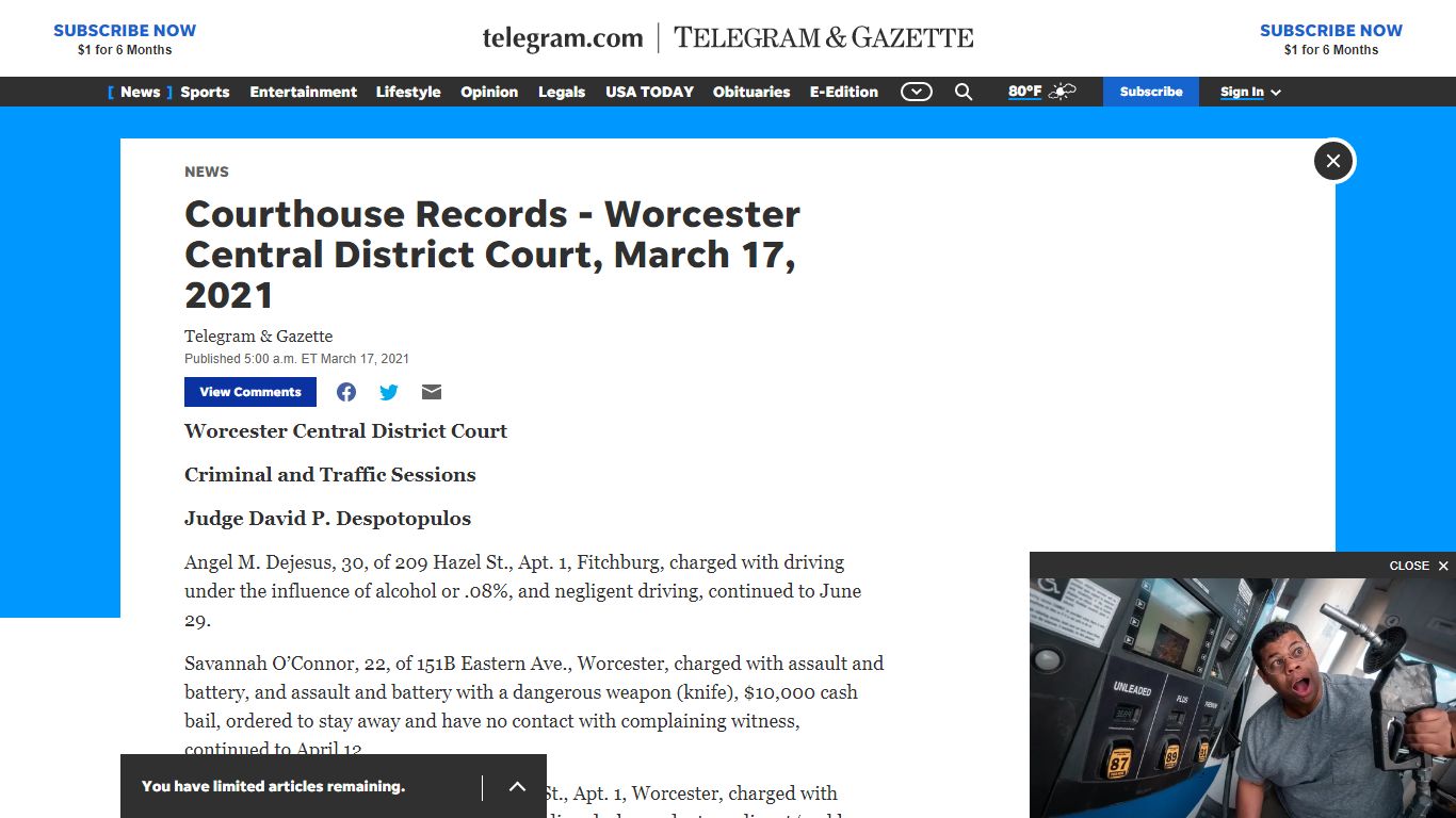 Courthouse Records - Worcester Central District Court ...